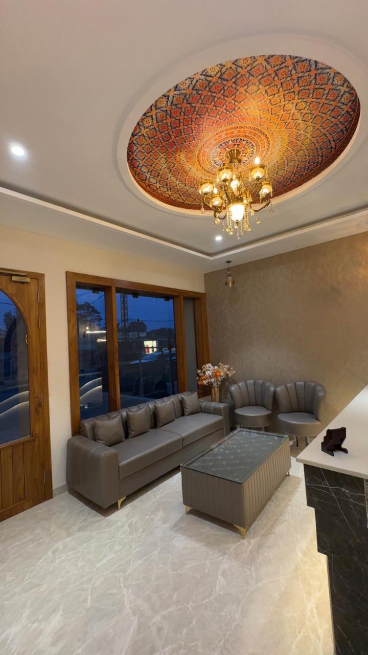 Elegant waiting area at THE ROYAL KING luxury hotel Ludhiana